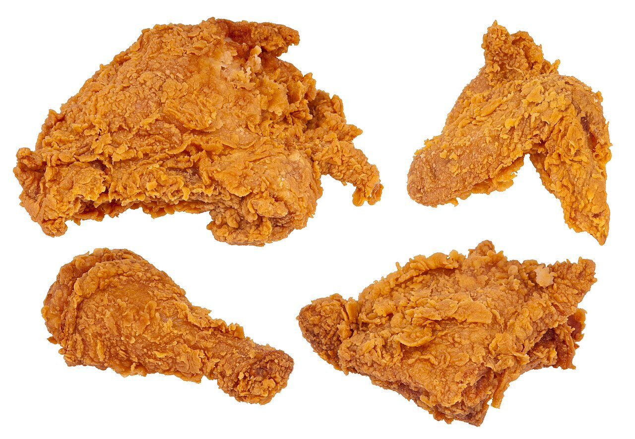 Frango frito dourado e crocante